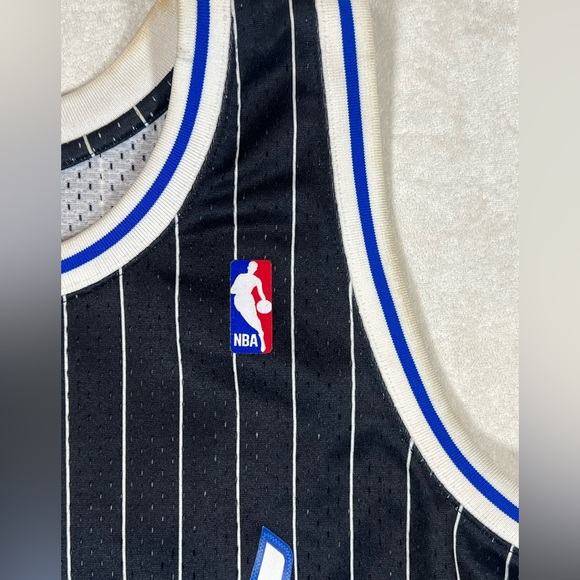 Mitchell & Ness Black and Blue Orlando Jersey - Picture 4 of 9